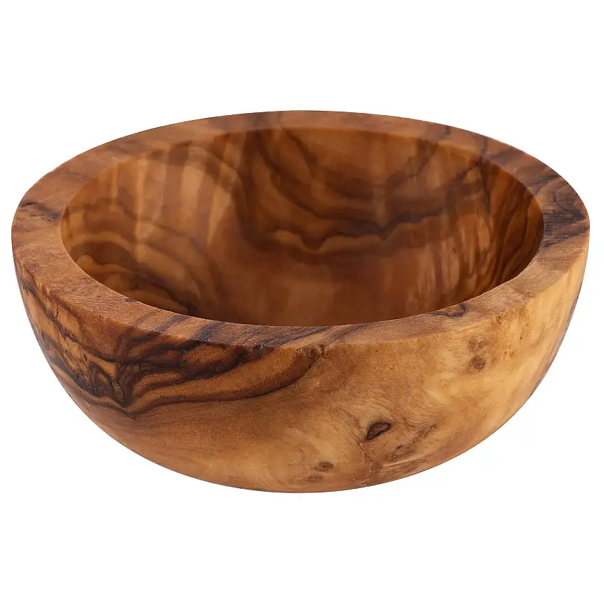 Schale OLIVE, 4er Set, Olivenholz geölt, D: 6 cm, H: 2 cm