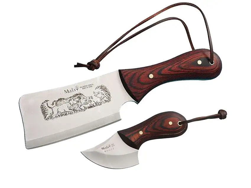 Muela Set Cleaver & Skinner Wood HM-13P
