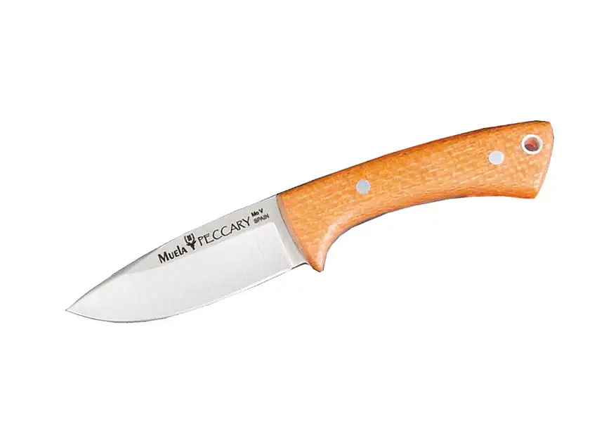 Muela Peccary Micarta Orange 8.O