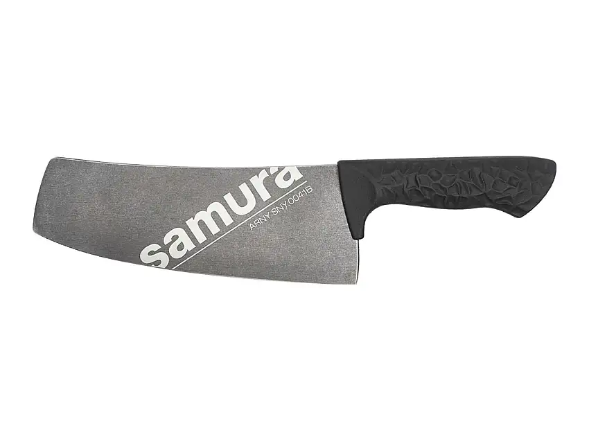 Samura Arny Stonewash Modernes Kochbeil 20,8 cm, Schwarz SNY0041B