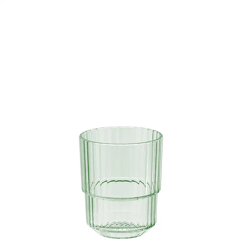 Trinkbecher Linea, Tritan, D: 6,5 cm, H: 8 cm, I: 150 ml, Farbe: light green