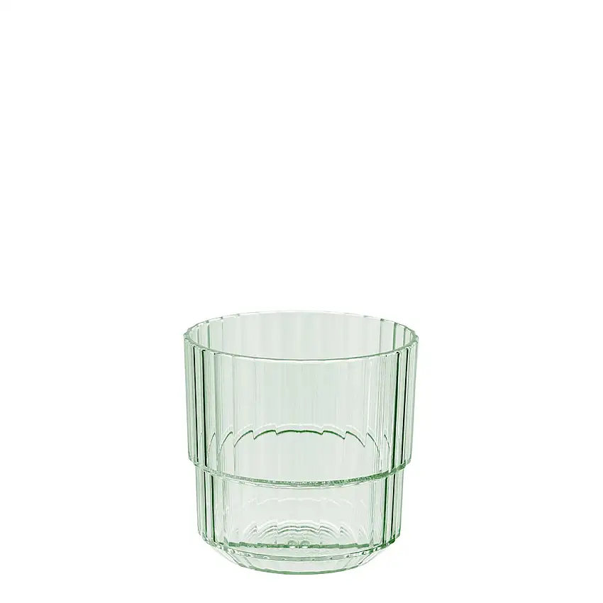 Trinkbecher Linea, Tritan, D: 8,5 cm, H: 8 cm, I: 220 ml, Farbe: light green