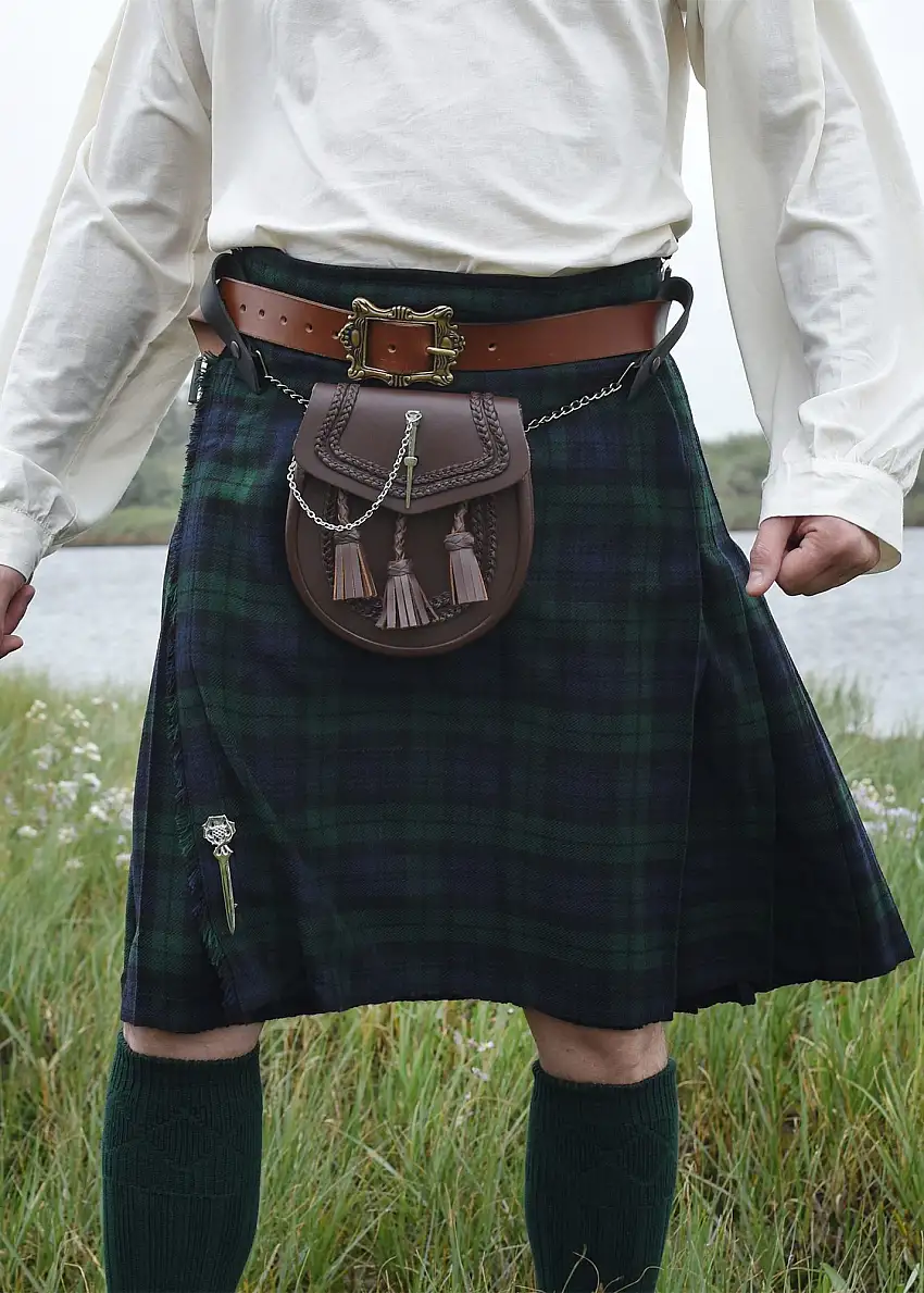 8 Yard Kilt, Schottenrock, Black Watch Tartan, Taille 46 in. (XXXL)