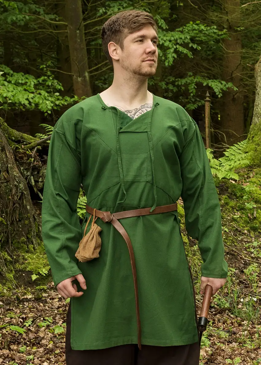 Wikinger Tunika, Viborg Rekonstruktion, grün, Gr. XXL