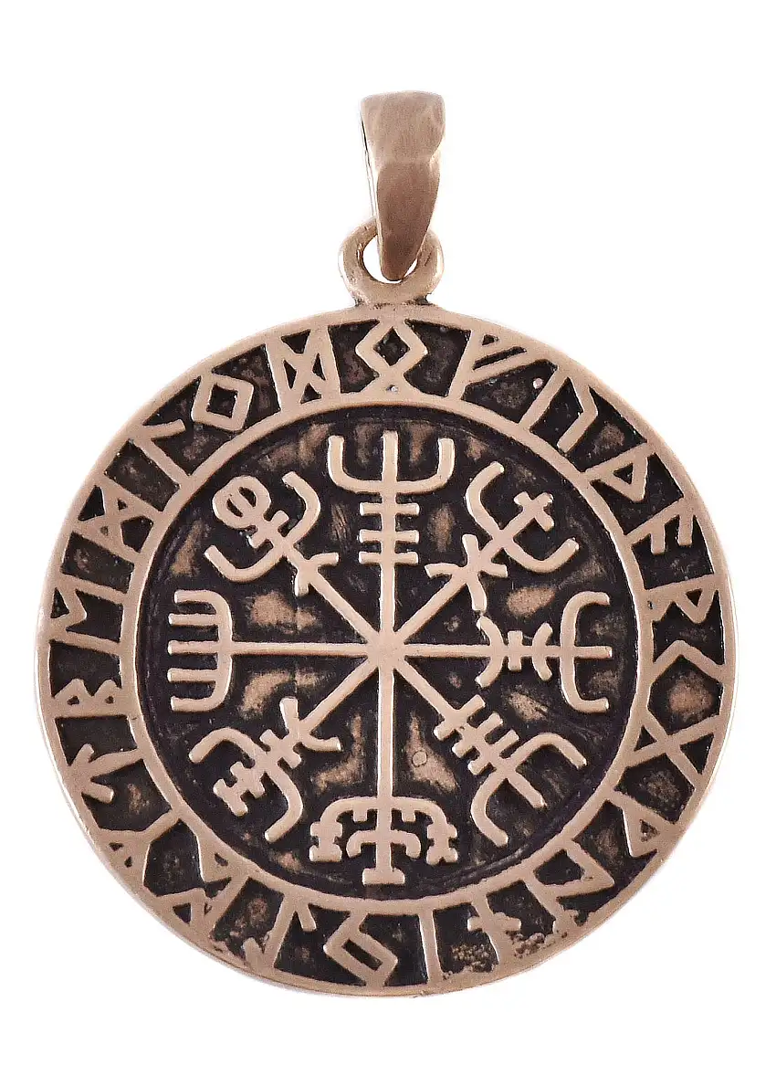 Anhänger aus Bronze, Vegvísir