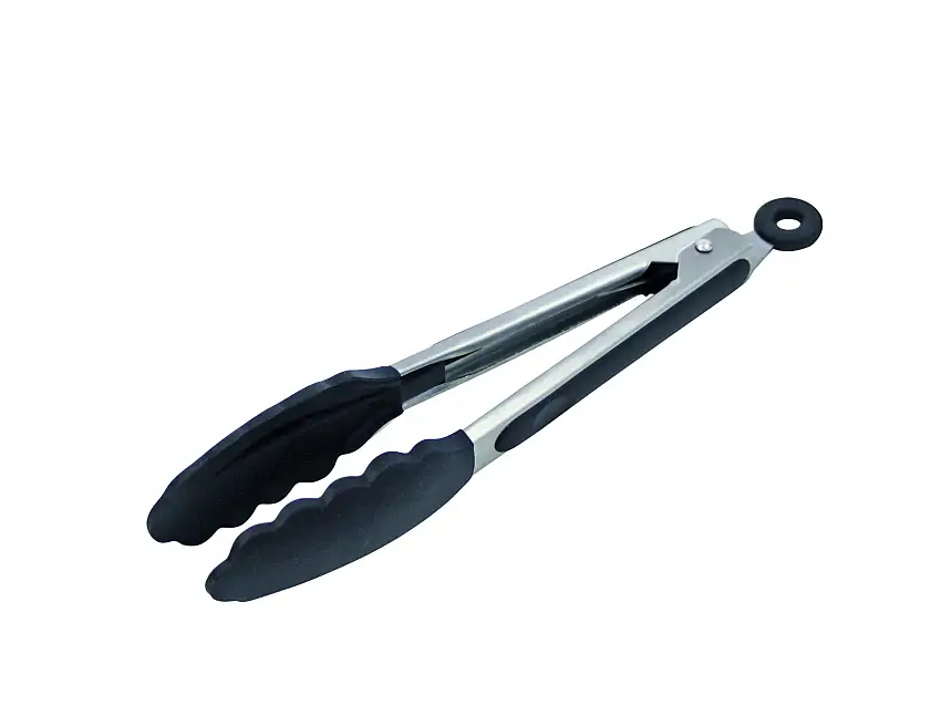 Allzweckzange aus Edelstahl, Griff u. Blatt aus Silikon, L: 23 cm