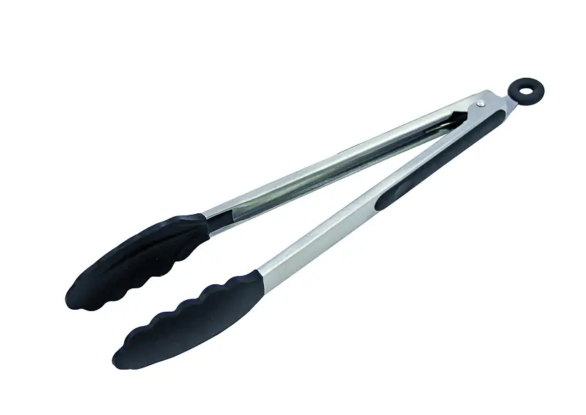 Allzweckzange aus Edelstahl, Griff u. Blatt aus Silikon, L: 30 cm