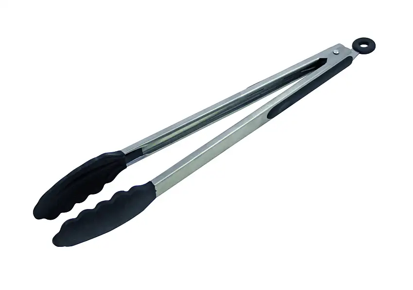 Allzweckzange aus Edelstahl, Griff u. Blatt aus Silikon, L: 40 cm