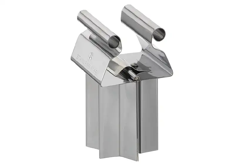 Zimtstern-Ausstecher aus Edelstahl D: 5 cm, H: 9,7 cm