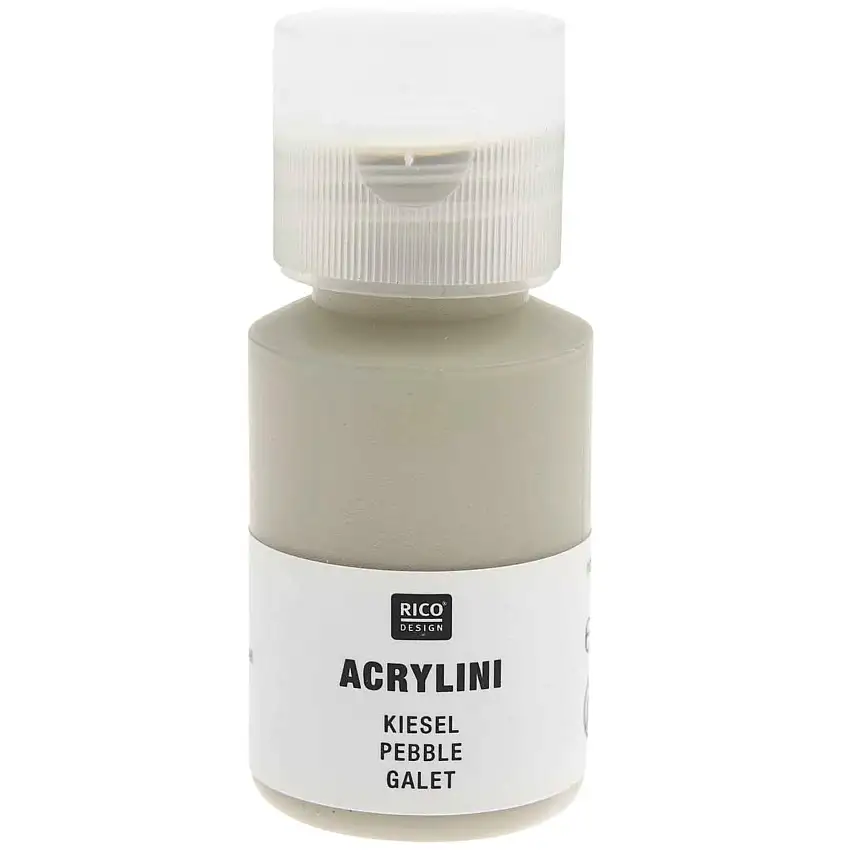 Acrylfarbe Acrylini, matt Kunststoffdose, 22 ml, kiesel