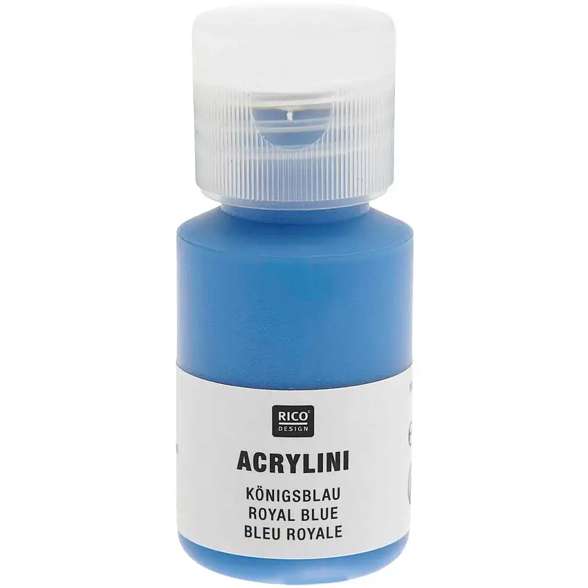 Acrylfarbe Acrylini, matt Kunststoffdose, 22 ml, königsblau