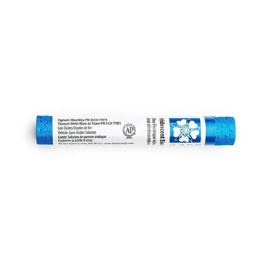 Daniel Smith Aquarellfarbe Watercolour Stick Ø 12 mm, l = 80 mm, 12 ml, Iridescent ElectricBlue