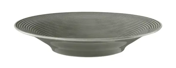 Seltmann Weiden, Beat : Perlgrau - Suppenteller rund mit Relief, 22,5 cm/ 0,4 ltr.