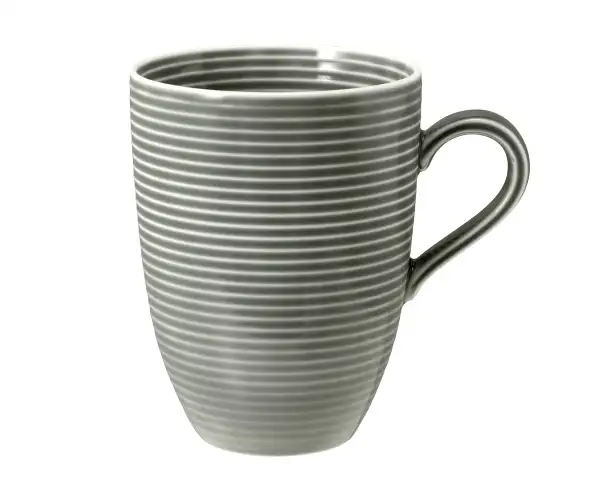 Seltmann Weiden, Beat : Perlgrau - Becher m. Hkl. u. Relief, 0,35 ltr.