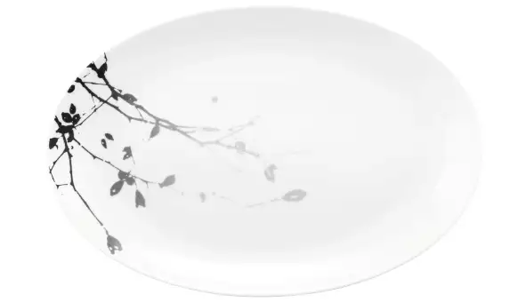 Seltmann Weiden, Liberty : Dark Rose Hip - Servierplatte oval 31,5 x 21 cm