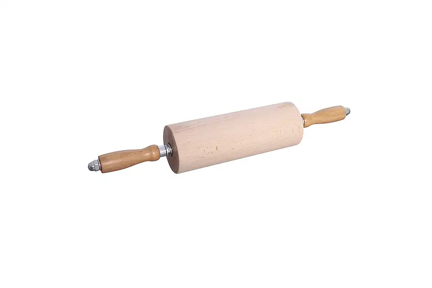 Wellholz, mit Holzgriffen, Walzenbreite: 250 mm, D: 90 mm