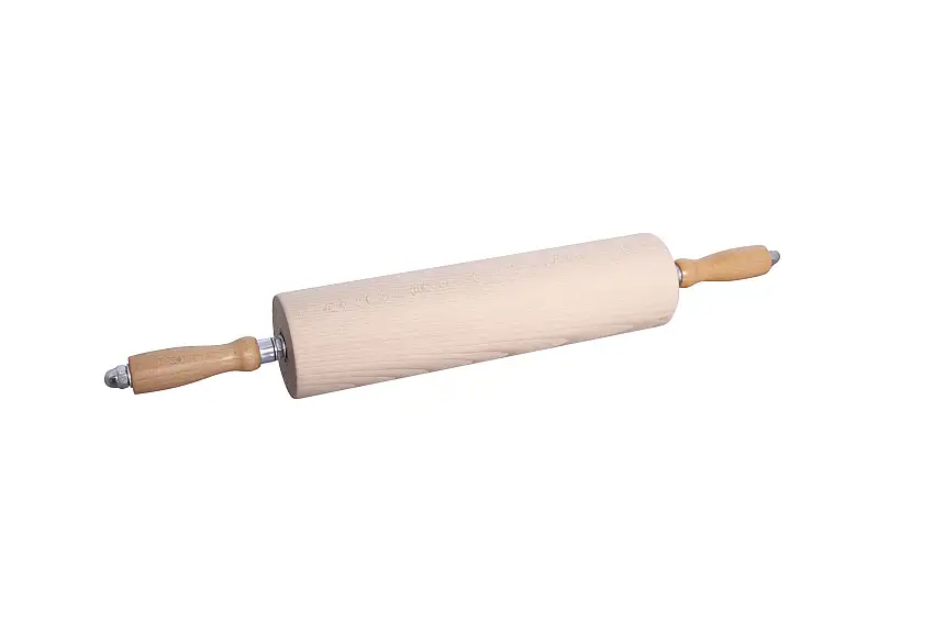 Wellholz, mit Holzgriffen, Walzenbreite: 350 mm, D: 90 mm