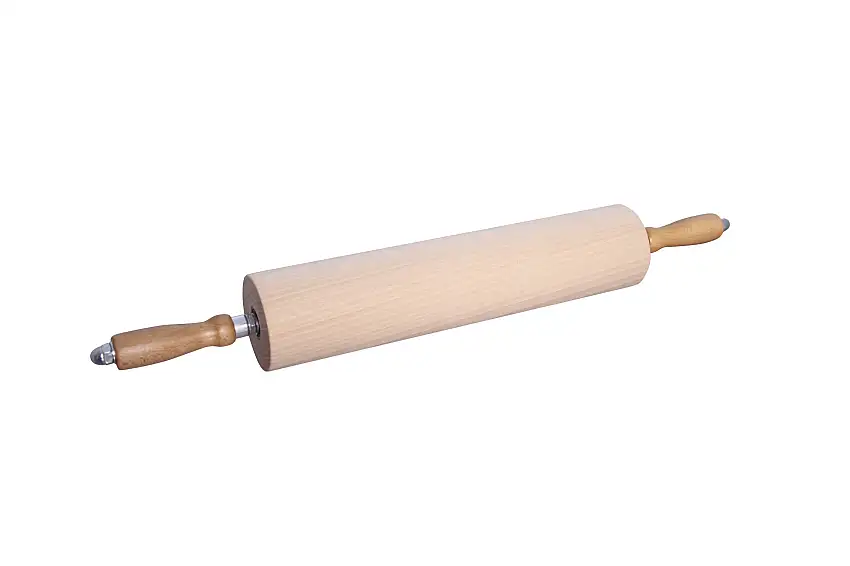 Wellholz, mit Holzgriffen, Walzenbreite: 400 mm, D: 90 mm