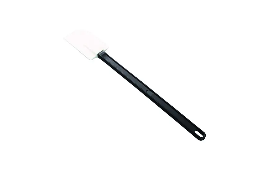 Stielschaber weiss/schwarz aus Silikon, L:450 mm, Schaber:115 x 68 mm
