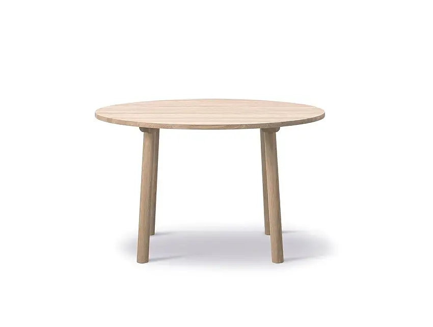 Fredericia Furniture 6121 Taro Esstisch Ø: 120 cm – seifenbehandelte Eiche