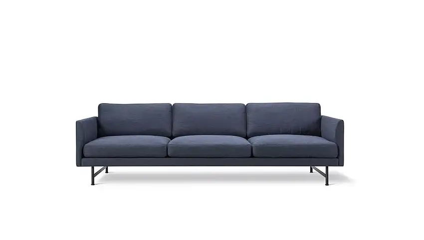 Fredericia Furniture 5623 Calmo 3 Pers. Sofa L: 250 cm – Sunniva 783/Schwarzes Metall