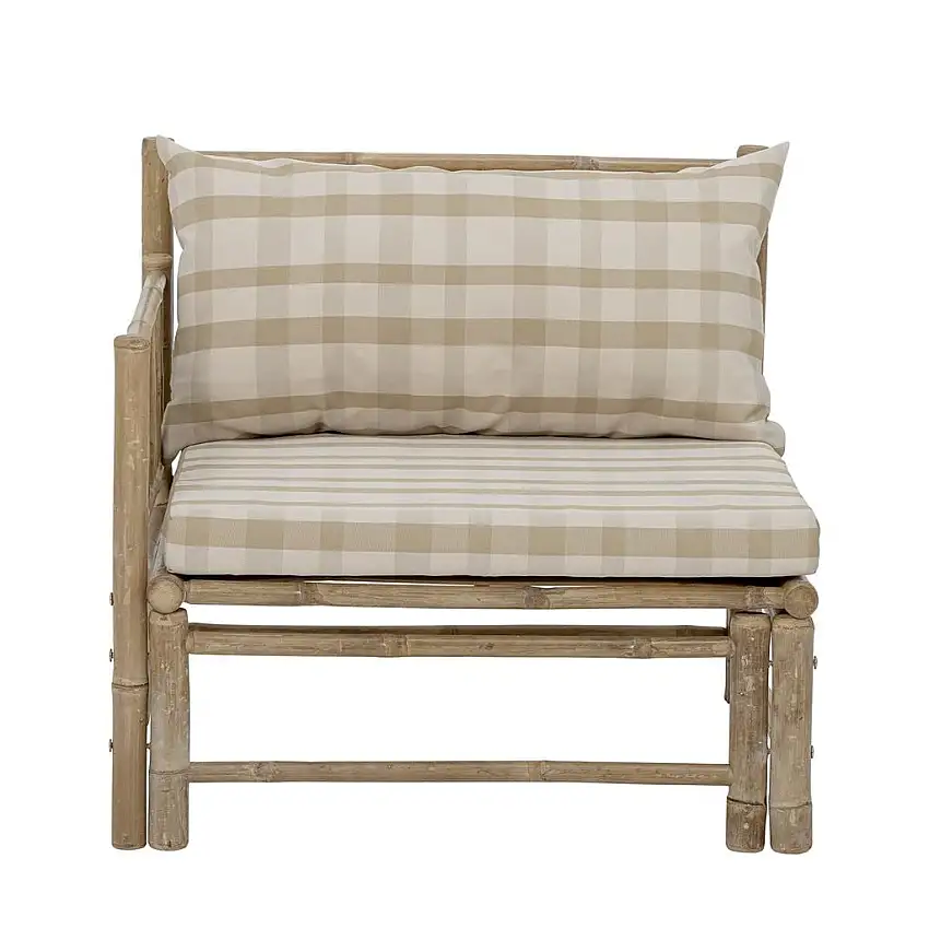 Bloomingville Korfu Modulsofa Linke Ecke SH: 37 cm – Bambus/Natur