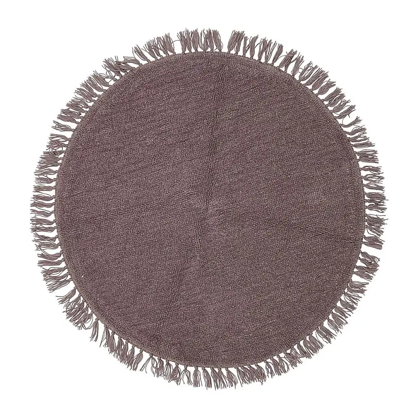 Bloomingville Lenea Teppich Wolle Ø: 110 cm - Lila