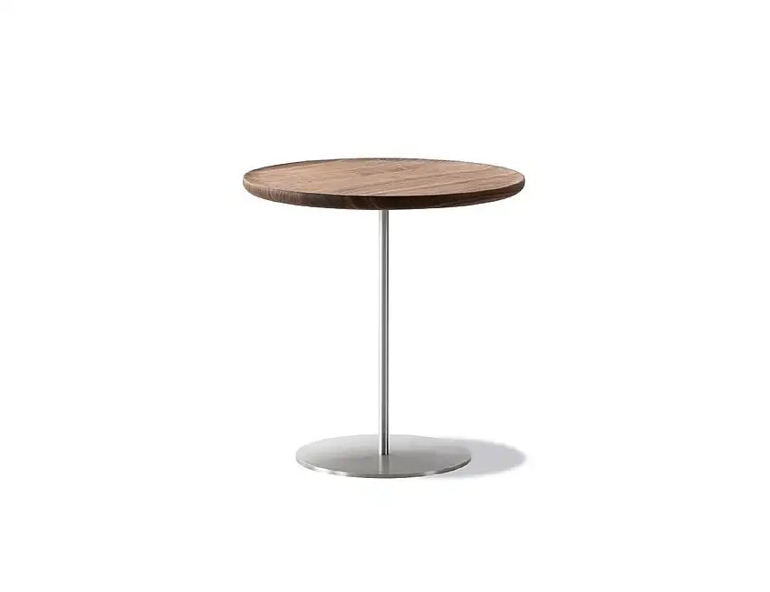 Fredericia Furniture 6755 Pal Beistelltisch 44 x 38 cm – Walnuss/Edelstahl