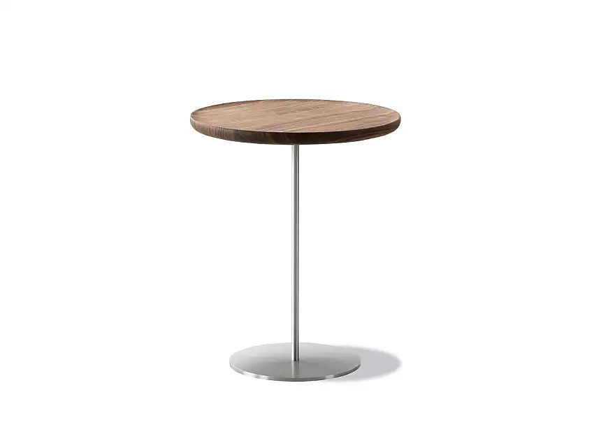 Fredericia Furniture 6755 Pal Beistelltisch 44 x 52 cm – Walnuss/Edelstahl