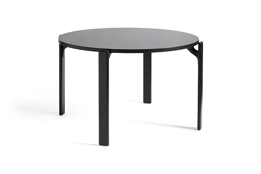 HAY Rey Tisch Ø: 128,5 cm – Tiefschwarz
