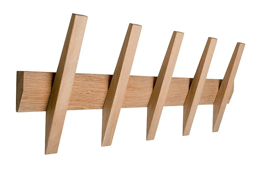 Hoigaard Tangent-5 Garderobenständer B: 64 cm – Geölte Eiche