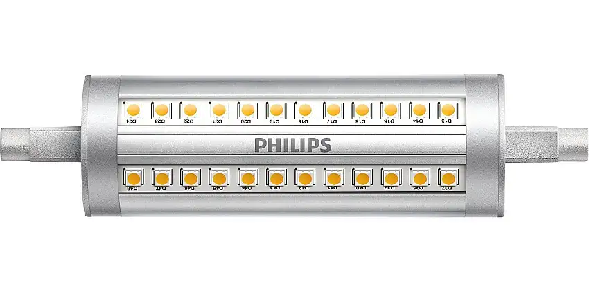 PHILIPS LED Spot 14W (120W) R7S Dimmbar H: 11,8 cm - Weiß