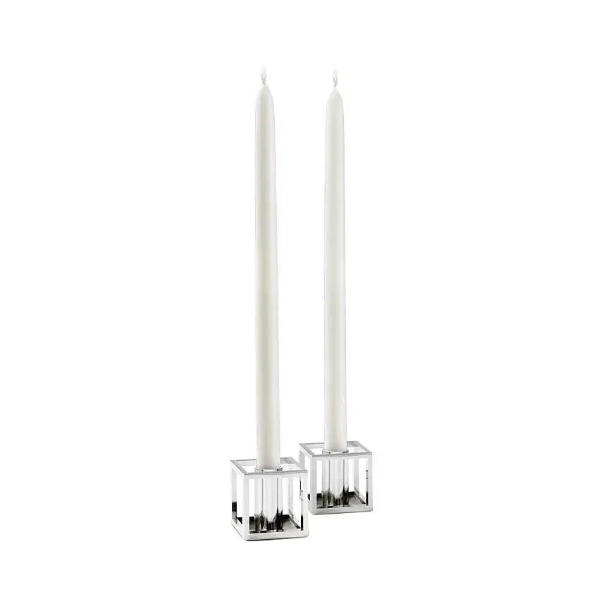 Audo Copenhagen Kubus Micro 3,5x3,5 cm 2 stk - Nickel