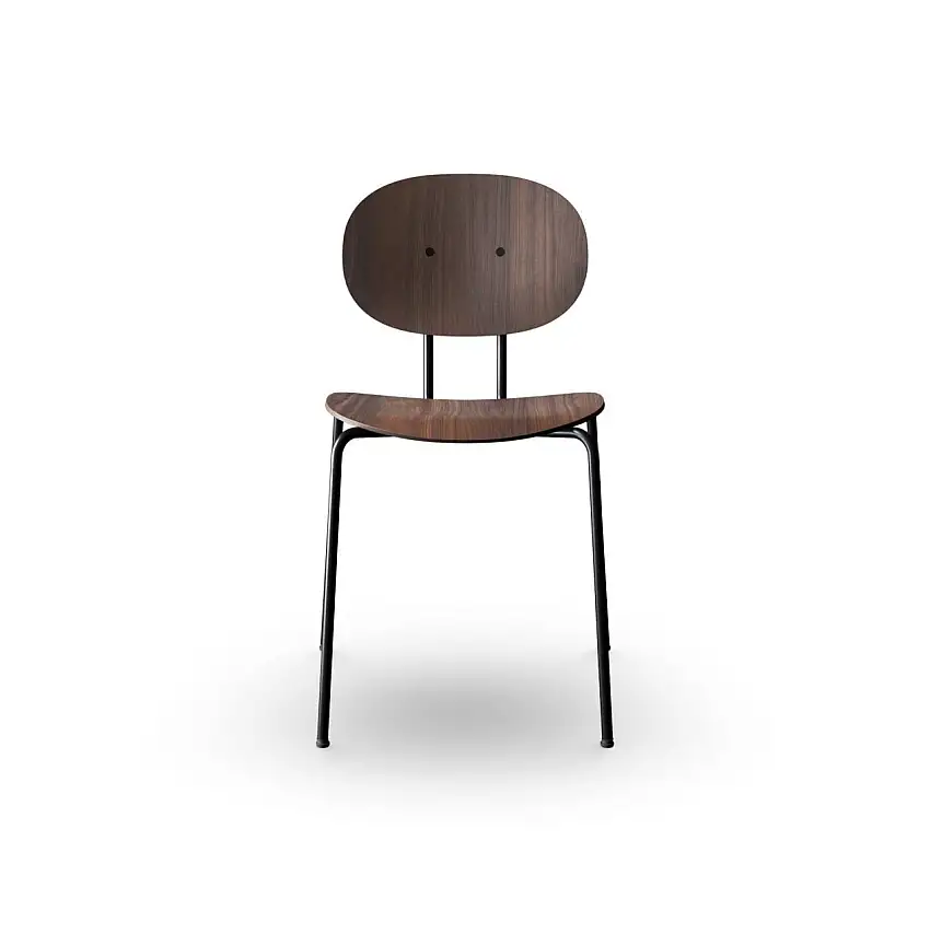 Sibast Furniture Piet Hein Stuhl SH: 45 cm – Walnuss