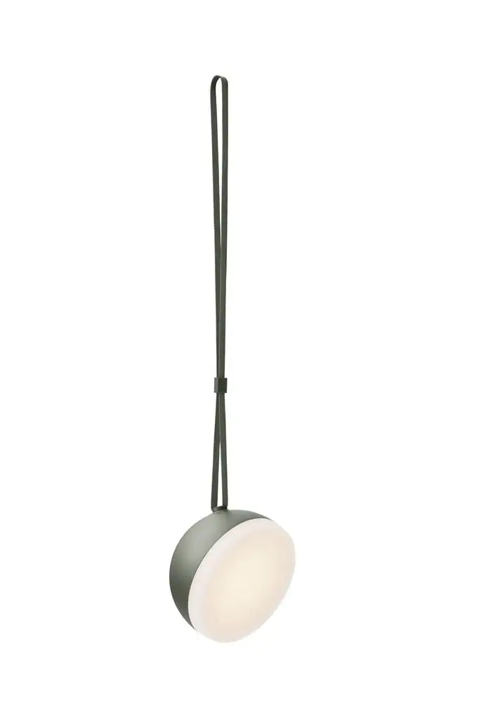 New Works Sphere Adventure Light Portable Ø: 14 cm – Dunkelgrün
