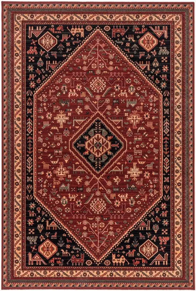 HC Carpets Napoleon Classic Fluff Teppich 200x300 cm - 43064 Rot