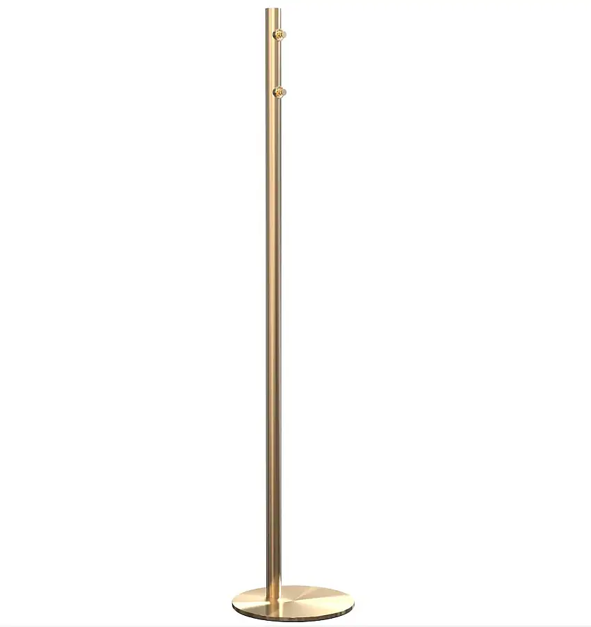 FROST NOVA2 Bodenständer für Spender H: 120 cm – Gebürstetes Gold