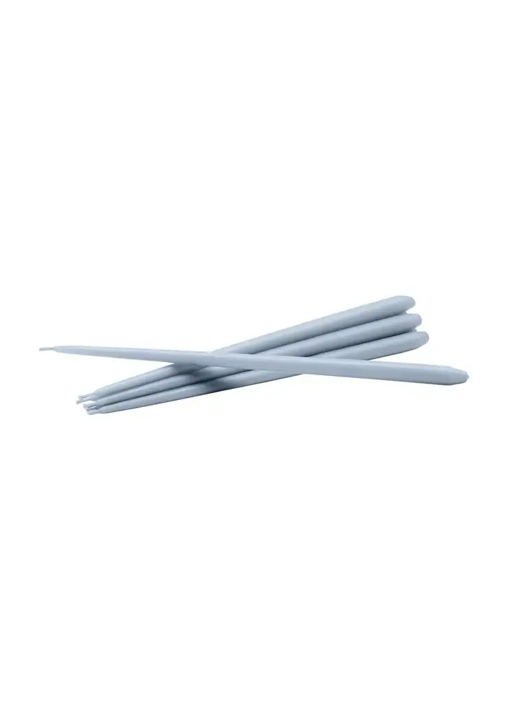 STOFF Nagel Spitzkerzen von Ester & Erik 6 Stück H: 29 cm – Himmelblau
