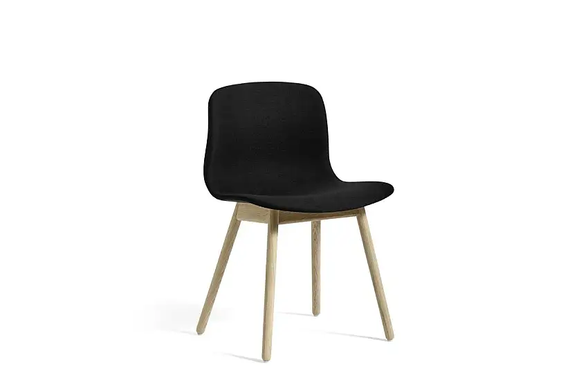 HAY AAC 13 About A Chair SH: 46 cm – Lackierte massive Eiche/Steelcut 190