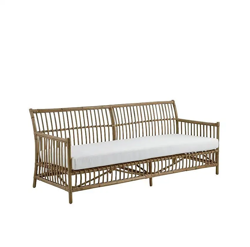 Sika-Design Caroline 3-Sitzer SH: 42 cm - Antik/B450 Tempotest Weiß