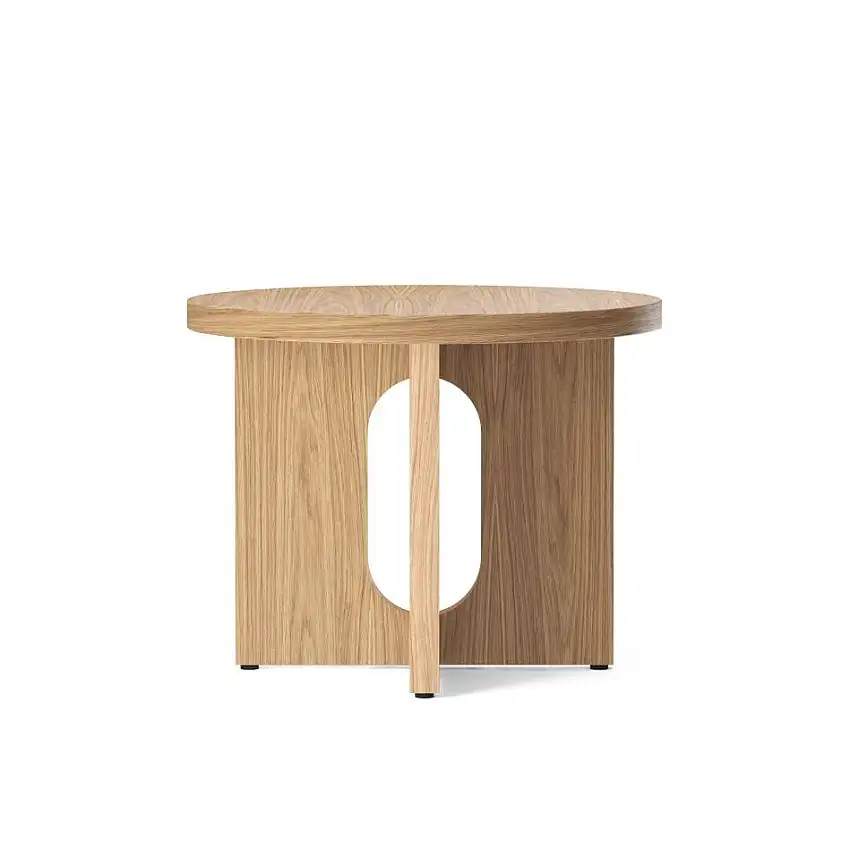Audo Copenhagen Androgynous Beistelltisch Ø: 50 cm - Natureiche/Natureiche