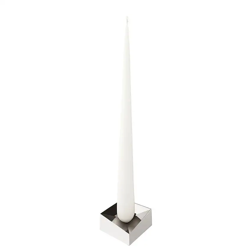 STOFF Nagel Reflect Kerzenhalter groß D: 5,5 cm – Chrom