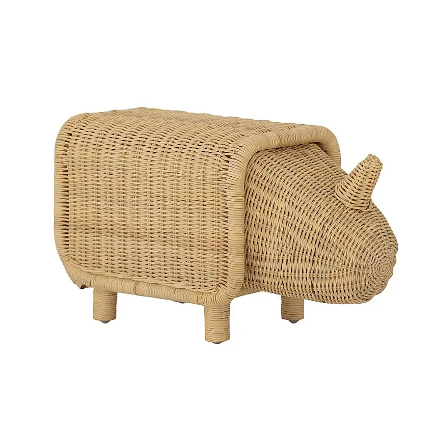 Bloomingville Mini-Sofahocker SH: 30 cm – Rattan