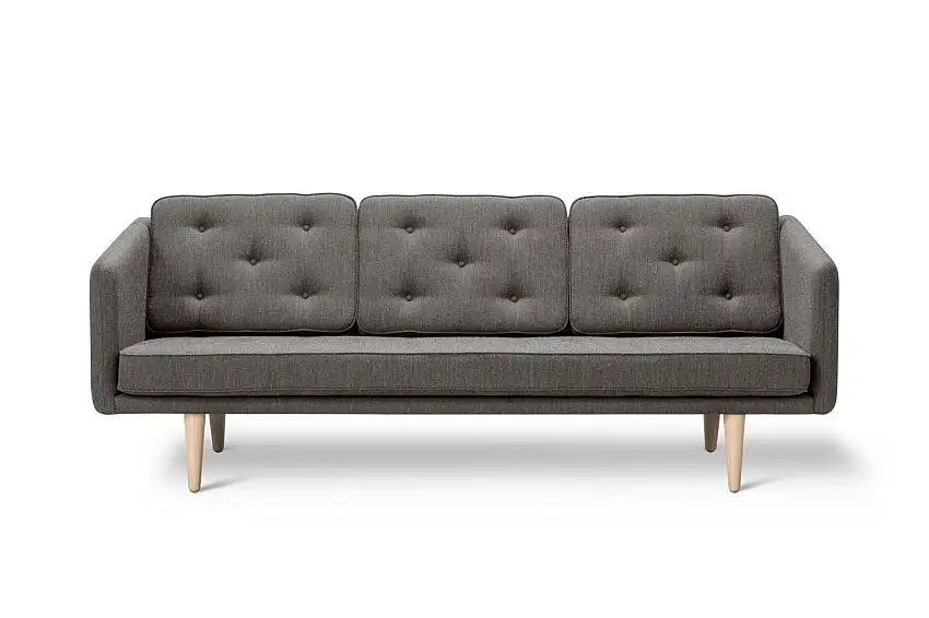 Fredericia Furniture 2003 Nr. 1 3 Pers. Sofa L: 206 cm - Fiord 151/Eg Lys Olie