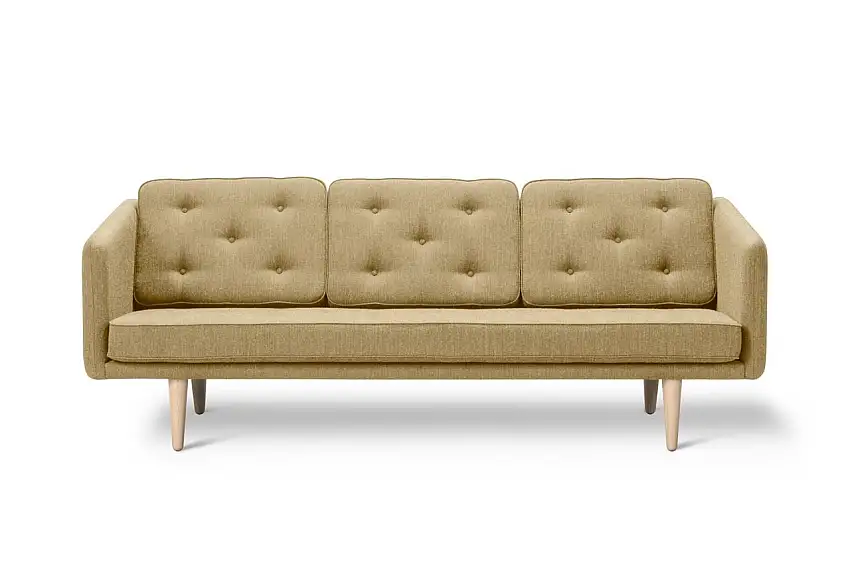 Fredericia Furniture 2003 Nr. 1 3 Pers. Sofa L: 206 cm - Fiord 422/Eg Lys Olie