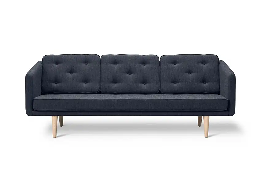 Fredericia Furniture 2003 Nr. 1 3 Pers. Sofa L: 206 cm - Fiord 782/Eg Lys Olie