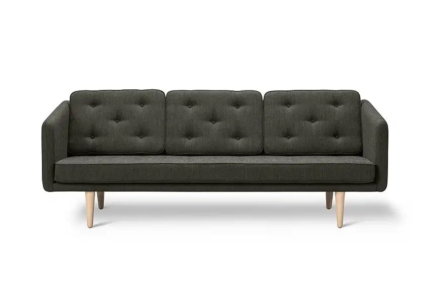 Fredericia Furniture 2003 Nr. 1 3 Pers. Sofa L: 206 cm - Fiord 961/Eg Lys Olie