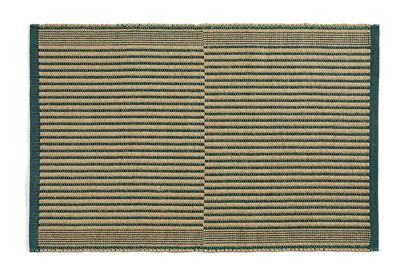 HAY Tapismatte 60x95 cm - Schwarz und Grün