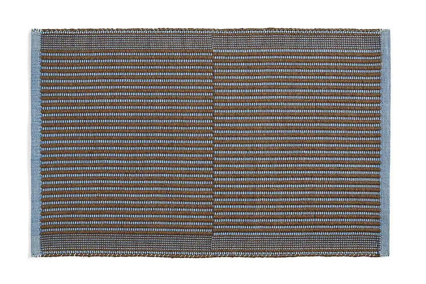 HAY Tapis-Matte 60 x 95 cm – Kastanie und Blau