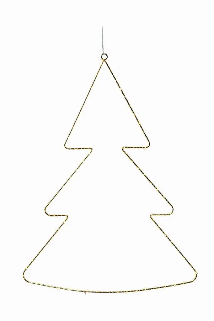 Sirius Liva Weihnachtsbaum 80 LED-Lichter – Gold